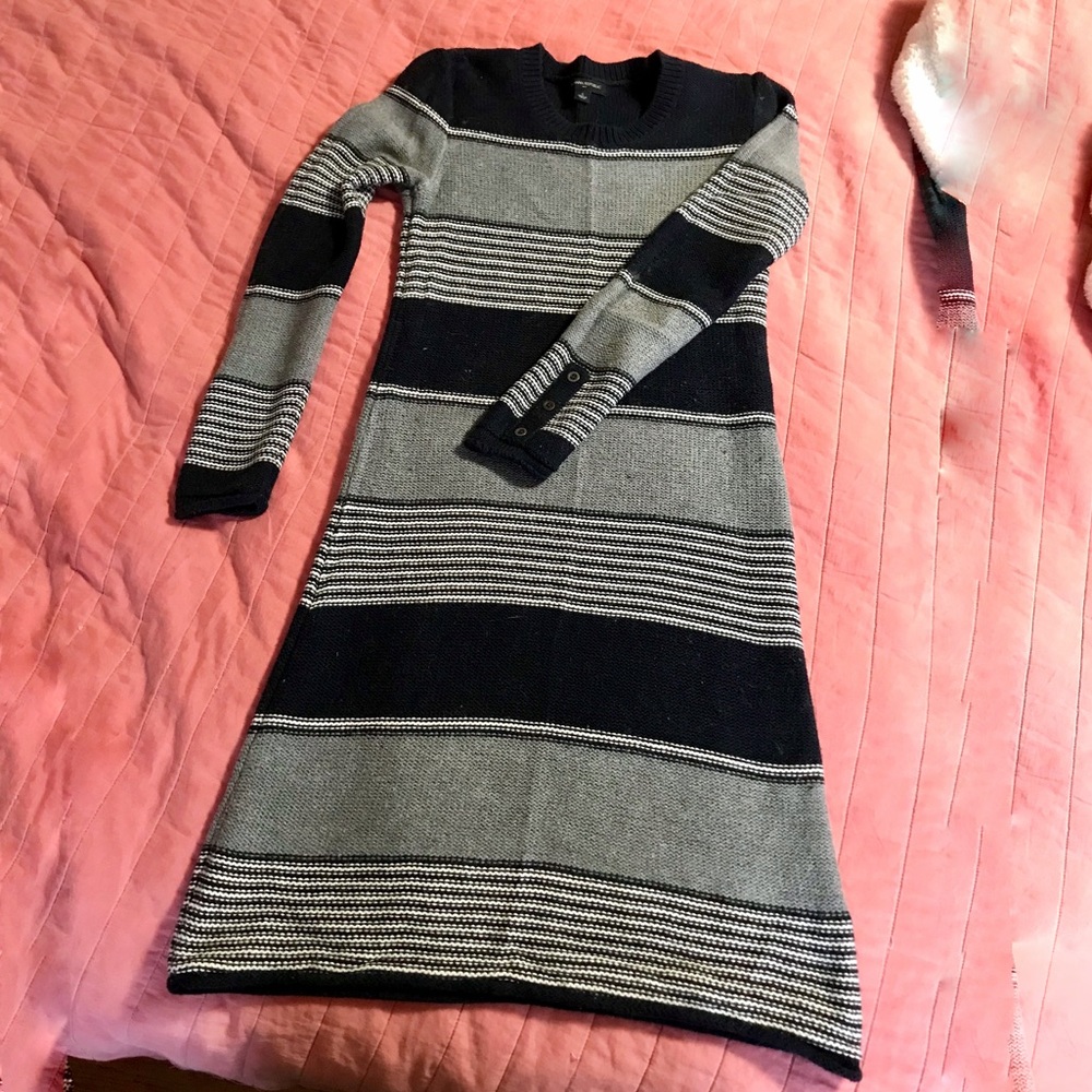 Banana Republic, striped sweater dress